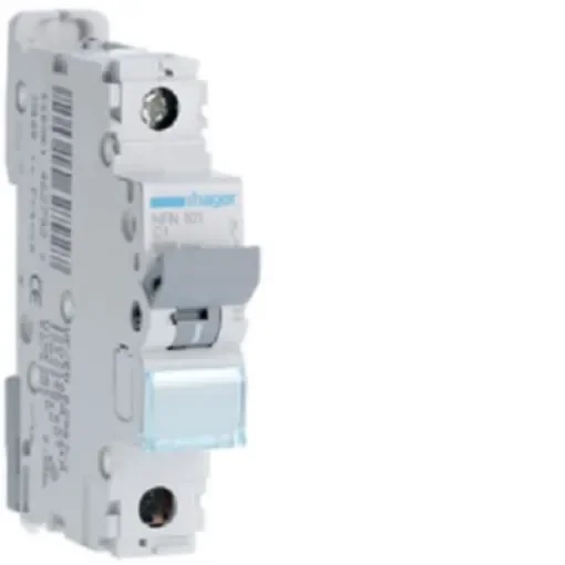Hager Electronic Circuit Breaker 1A NFN, 1 channels - NFN101 product image