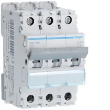 Hager Electronic Circuit Breaker 50A NGN, 3 channels - NGN350 product image