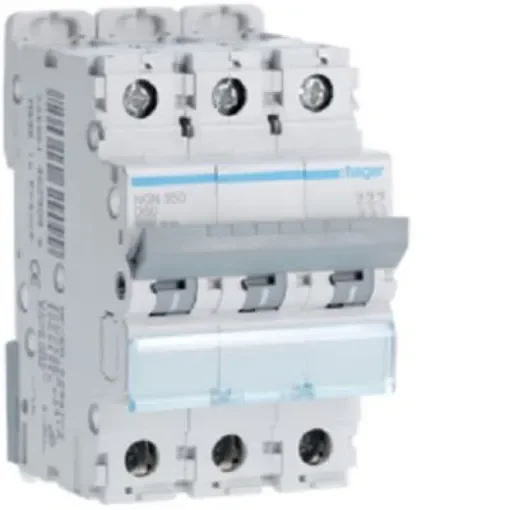 Hager Electronic Circuit Breaker 50A NGN, 3 channels - NGN350 product image