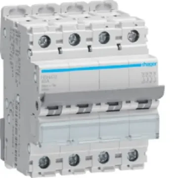 Hager Electronic Circuit Breaker 32A NSN, 4 channels - NSN432 product image