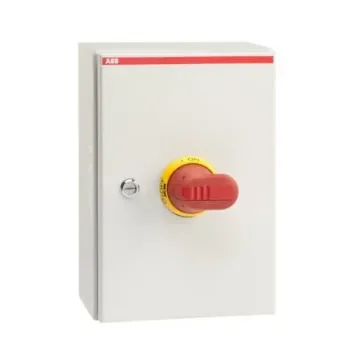 ABB 4P Pole Screw Mount Switch Disconnector - 100A Maximum Current, 37kW Power Rating, IP65 - 1SCA022562R9240 product image