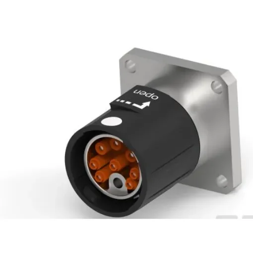 TE Connectivity Circular Connector, 9 Contacts, Panel Mount, M15 Connector, Plug, Male, IP67, 915 Series - EDFA202NN00000501000 product image