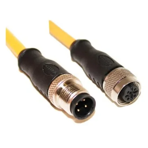 Mueller Electric Straight Male M12 to Straight Female M12 Sensor Actuator Cable, 5m - C4AC05M005 product image
