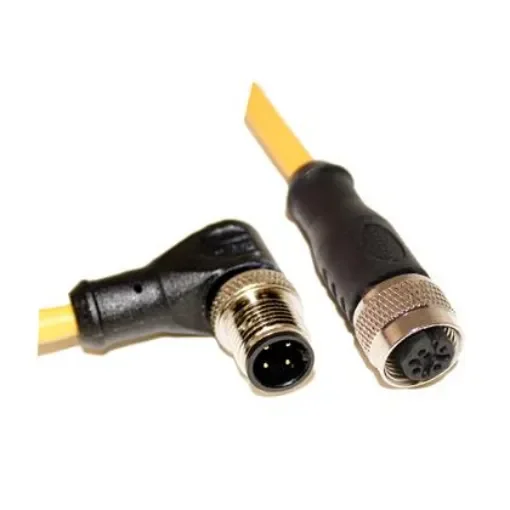 Mueller Electric Right Angle Male M12 to Straight Female M12 Sensor Actuator Cable, 10m - C4BC05M010 product image