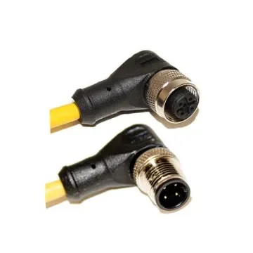 Mueller Electric Right Angle Male M12 to Right Angle Female M12 Sensor Actuator Cable, 5m - C4BD05M005 product image