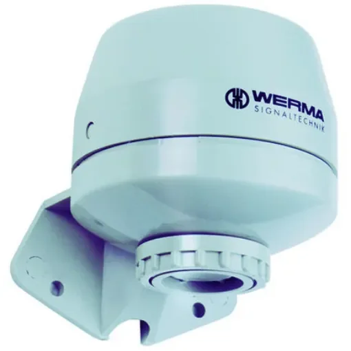 Werma 118 Series Wall Mount Buzzer, 24 V, 80dB at 1 m, IP65, AC/DC, Single-Tone - 118.483.15 product image