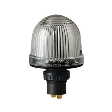 Werma 206 Series Clear Continuous lighting Beacon, 48 V, Built-in Mounting, Filament Bulb - 206.400.00 product image
