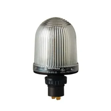 Werma 216 Series Clear Continuous lighting Beacon, 48 V, Built-in Mounting, Filament Bulb - 216.400.00 product image