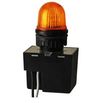 Werma 232 Series Yellow Flashing Beacon, 24 V, Built-in Mounting, Xenon Bulb - 232.300.55 product image