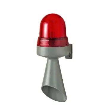 Werma 424 Series Red Horn Beacon, 115 V, IP65, Wall Mount, 98dB at 1 Metre - 424.120.67 product image