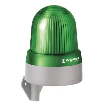 Werma 433 Series Green Sounder Beacon, 24 V, IP65, Wall Mount, 114dB at 1 Metre - 433.200.75 product image