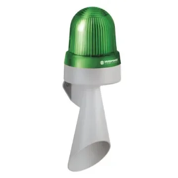 Werma 435 Series Green Horn Beacon, 24 V, IP65, Wall Mount, 114dB at 1 Metre - 435.200.75 product image