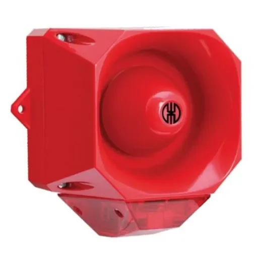 Werma 441 Series Red Sounder Beacon, 230 V, IP65, Wall Mount, 98dB at 1 Metre - 441.010.68 product image