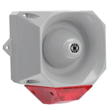 Werma 441 Series Red Sounder Beacon, 230 V, IP65, Wall Mount, 98dB at 1 Metre - 441.110.68 product image
