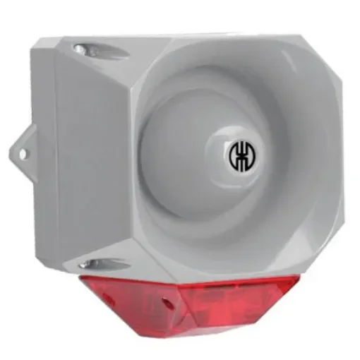 Werma 441 Series Red Sounder Beacon, 230 V, IP65, Wall Mount, 98dB at 1 Metre - 441.110.68 product image