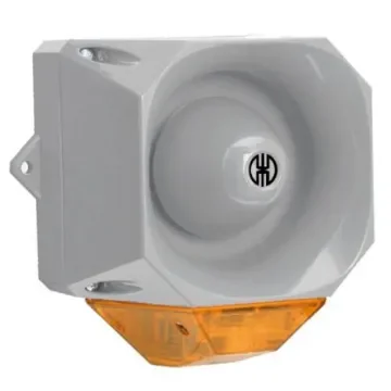 Werma 441 Series Yellow Sounder Beacon, 230 V, IP65, Wall Mount, 98dB at 1 Metre - 441.130.68 product image