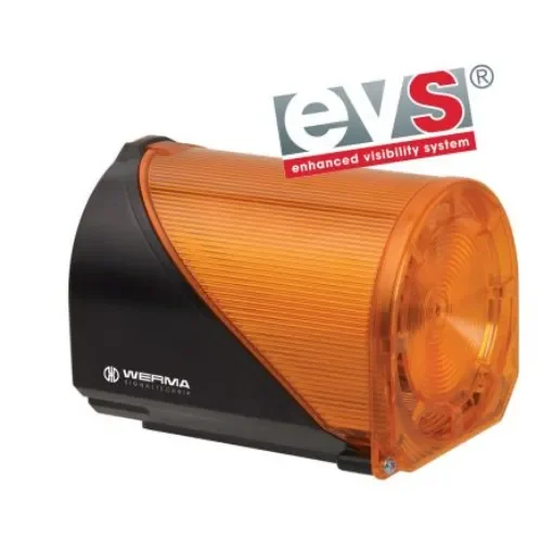 Werma 444 Series Yellow Sounder Beacon, 115 V, IP65, Base Mount, Wall Mount, 98dB at 1 Metre - 444.310.67 product image