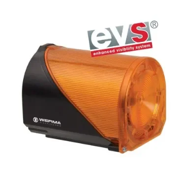 Werma 444 Series Yellow Sounder Beacon, 230 V, IP65, Base Mount, Wall Mount, 98dB at 1 Metre - 444.310.68 product image