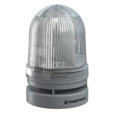 Werma 461 Series Clear Sounder Beacon, 12 V, IP65, Wall Mount, 114dB at 1 Metre - 461.420.70 product image