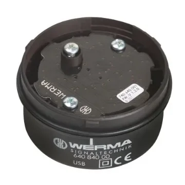 Werma KS71 Series Black Terminal Element, 5 V, DC, IP65 - 640.840.00 product image