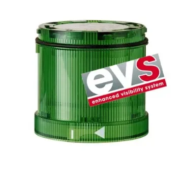Werma KS71 Series Green EVS Effect Flashing Light Element, 24 V, LED Bulb, DC - 644.240.55 product image