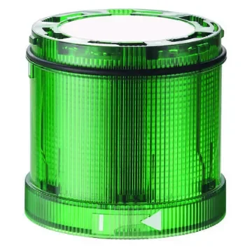 Werma KS72 Series Green EVS, Flashing Effect Flashing Light Element, 24 V, LED Bulb, DC - 647.220.55 product image