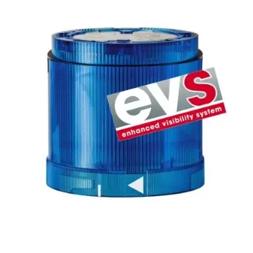 Werma KS70 Series Blue EVS Effect Flashing Light Element, 24 V, LED Bulb, DC - 843.540.55 product image