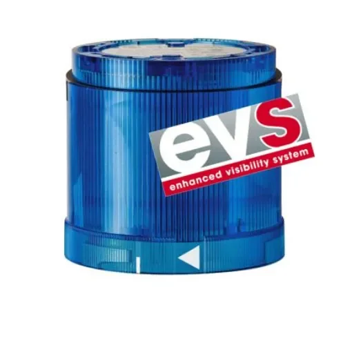 Werma KS70 Series Blue EVS Effect Flashing Light Element, 24 V, LED Bulb, DC - 843.540.55 product image