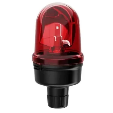 Werma 885 Series Red Rotating Beacon, 24 V, Base Mount, LED Bulb - 885.140.75 product image