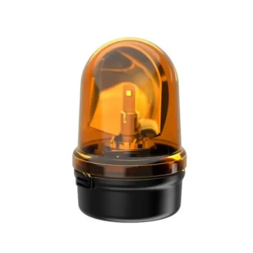 Werma 885 Series Yellow Rotating Beacon, 24 V, Base Mount, LED Bulb, IP65 - 885.330.75 product image