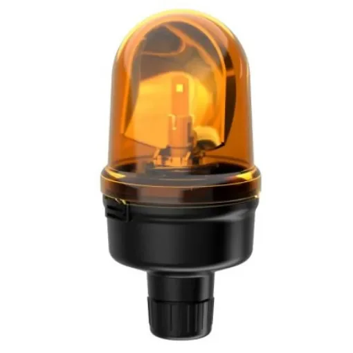 Werma 885 Series Yellow Rotating Beacon, 24 V, Base Mount, LED Bulb - 885.340.75 product image