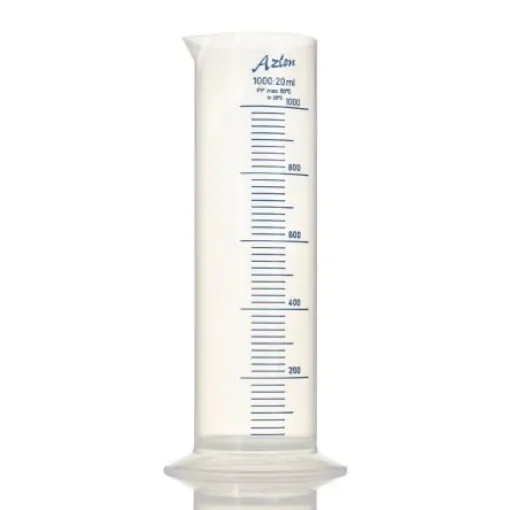 RS PRO PP Measuring Cylinder, 1000ml - 2519389 product image