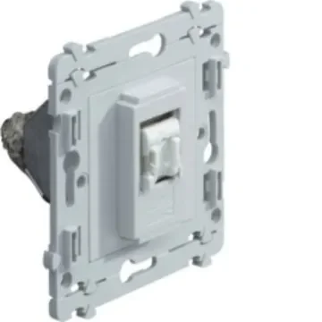 Hager Male Ethernet Connector, Wall Mount, Cat6 1 Port - WK226 product image