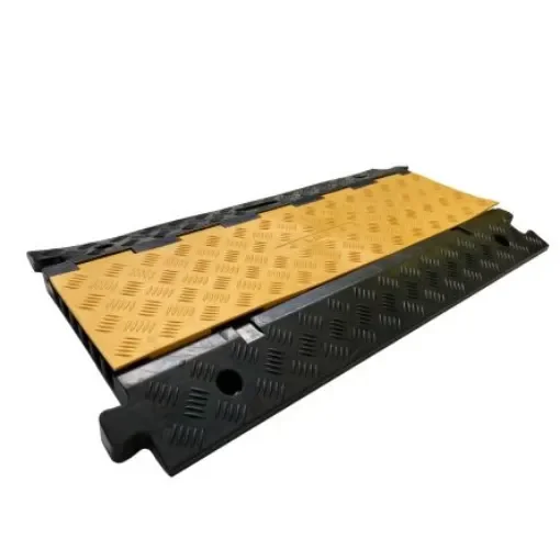 RS PRO 910mm Black/Yellow Cable Cover in Rubber, 25mm Inside dia. - 2522788 product image