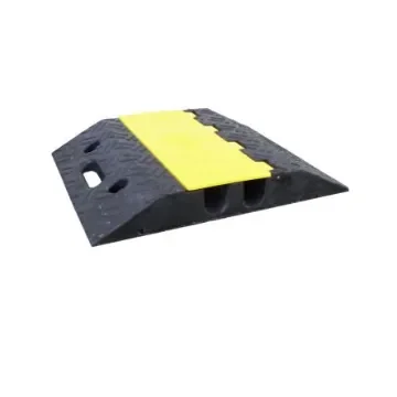RS PRO 500mm Black/Yellow Cable Cover in Rubber, 35mm Inside dia. - 2522791 product image