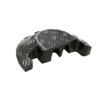 RS PRO 160mm Black Cable Cover in Rubber, 38 x 35mm Inside dia. - 2522808 product image