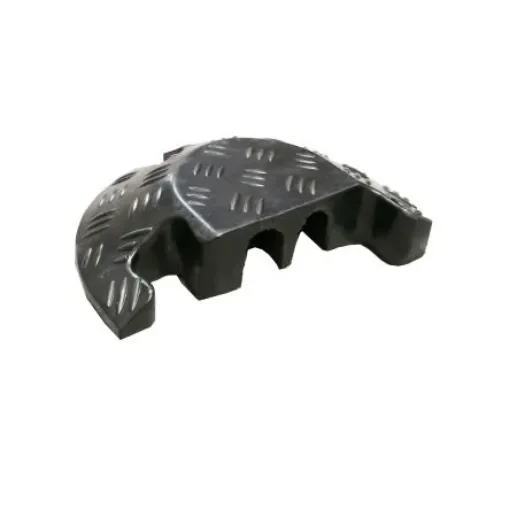 RS PRO 160mm Black Cable Cover in Rubber, 38 x 35mm Inside dia. - 2522808 product image