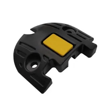 RS PRO 150mm Black/Yellow Cable Cover in Rubber, 20mm Inside dia. - 2522809 product image