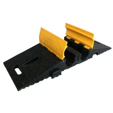 RS PRO 950mm Black/Yellow Cable Cover in Rubber, 110mm Inside dia. - 2522815 product image