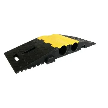 RS PRO 850mm Black/Yellow Cable Cover in Rubber, 80mm Inside dia. - 2522816 product image