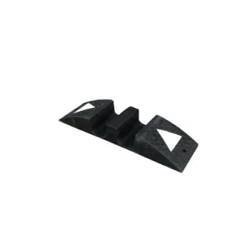 RS PRO 600mm Black/White Cable Cover in Rubber, 75 x 80mm Inside dia. - 2522818 product image