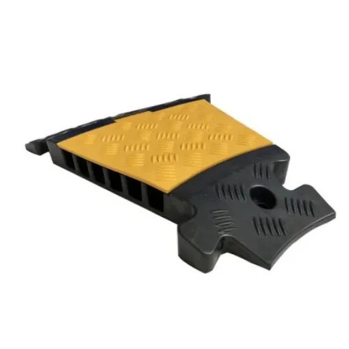 RS PRO Black/Yellow Cable Cover in Rubber, 25mm Inside dia. - 2522821 product image