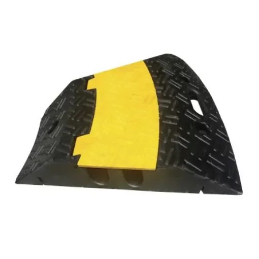 RS PRO Black/Yellow Cable Cover in Rubber, 35mm Inside dia. - 2522825 product image