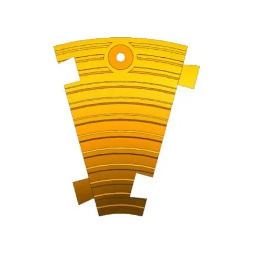 RS PRO 160mm Yellow Cable Cover in Rubber, 1 x 45mm Inside dia. - 2522828 product image