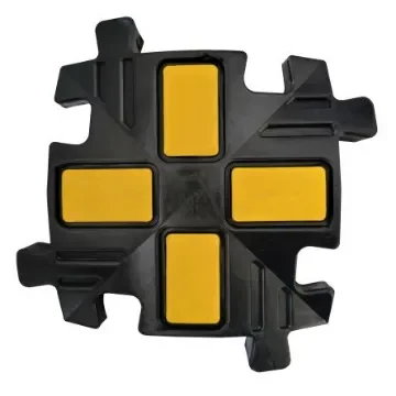 RS PRO 150mm Black/Yellow Cable Cover in Rubber, 20mm Inside dia. - 2522835 product image
