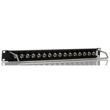 BNC 16 Port Loaded Rack Patch Panel, 1U Rack Height - 2522981 product image