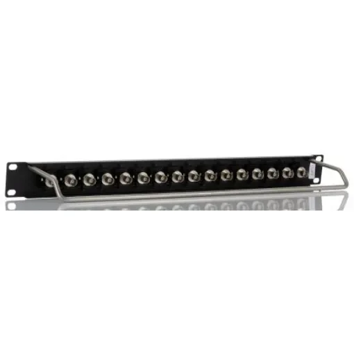 BNC 16 Port Loaded Rack Patch Panel, 1U Rack Height - 2522981 product image