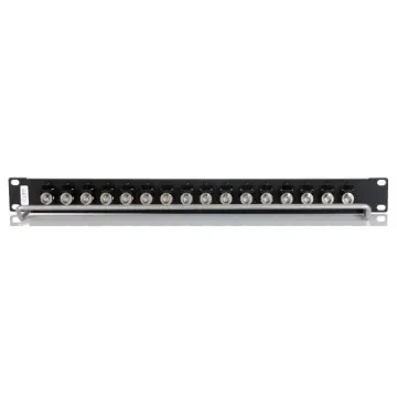 BNC 16 Port Loaded Rack Patch Panel, 1U Rack Height - 2522982 product image