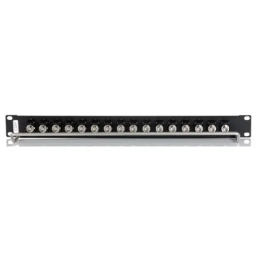 BNC 16 Port Loaded Rack Patch Panel, 1U Rack Height - 2522982 product image