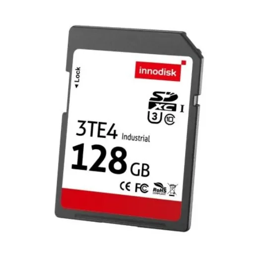 InnoDisk 128 GB Industrial SD SD Card, Class10, UHS-3 - DESDC-A28S06GW1SL product image